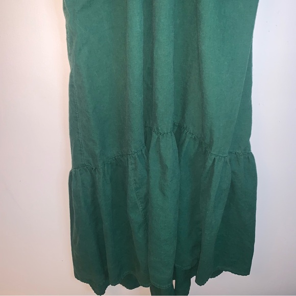 Aerie Braided Tie Knit Halter Neck Maxi Dress Green L - Picture 11 of 11